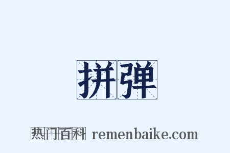 拼弹是什么意思的图片